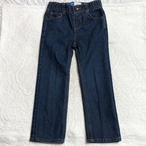 Old Navy Girls Blue Jeans Size 4T Straight Leg Elastic Waist